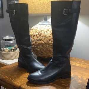 INC black Coco riding boots